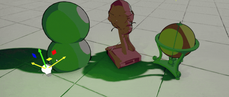 Flax toon shader screenshot